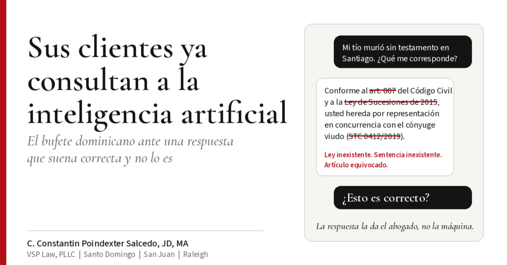 Cliented del Bufete Legal ya usan la Inteligencia Artificial